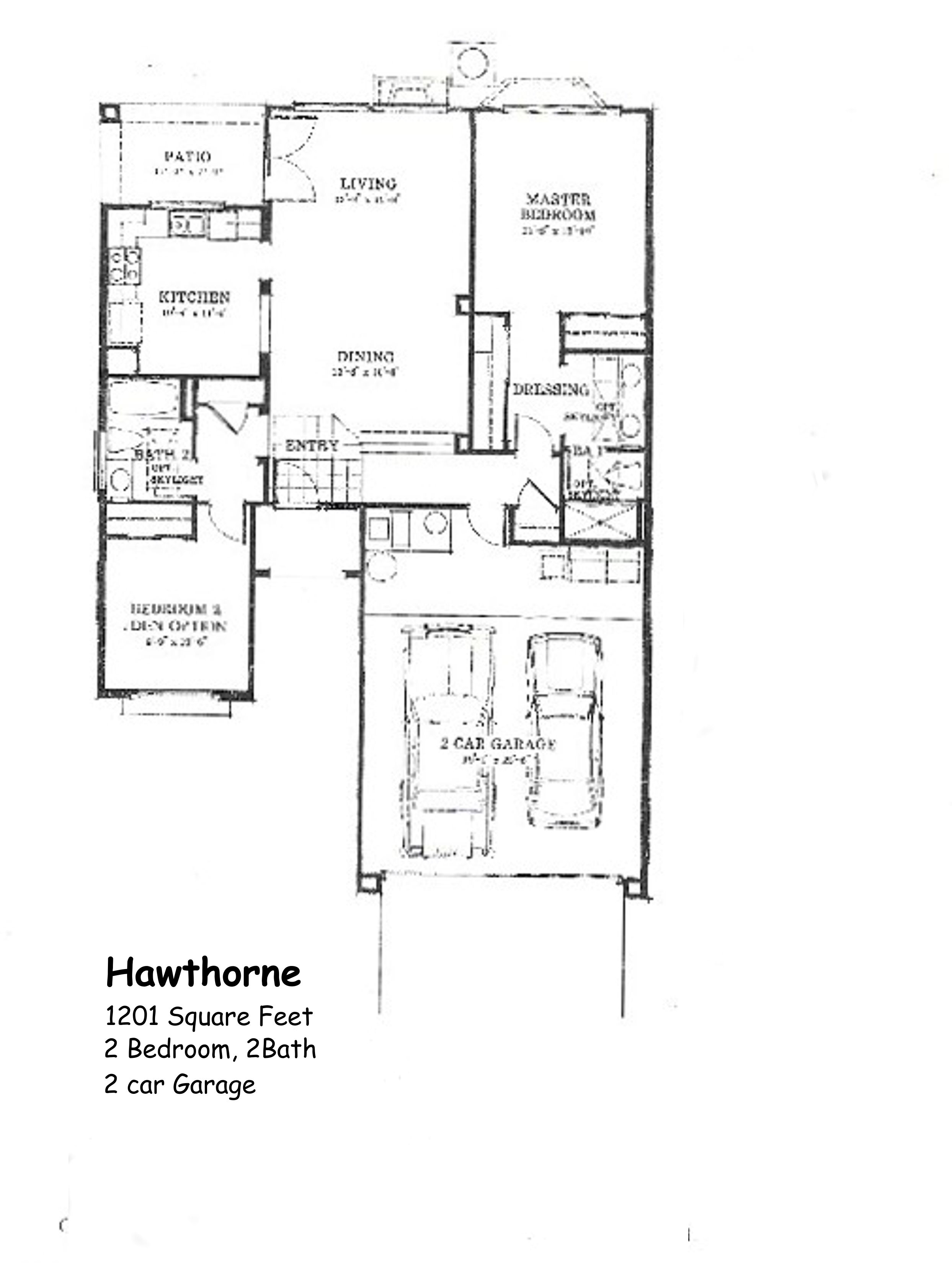  Hawthorne Floor Plan